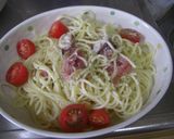 タコと生ハムの冷製ペペロンチーノみんと風作り方9写真