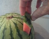 〓アメリカ流＊スイカの切り方＆ディップ〓作り方2写真