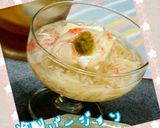 蟹と白い餡かけ豆腐 ゆず胡椒風味作り方3写真