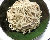 トマトとモロヘイヤのとろろそば作り方4写真
