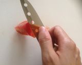 1番簡単なトマトの皮むき(櫛形・改訂)作り方4写真