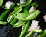 ししとうとベーコンのごま和え作り方2写真