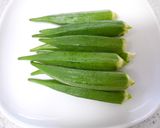 オクラの柚子胡椒味噌の胡麻和え作り方1写真