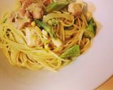 鶏のピスタチオジェノベーゼパスタ作り方7写真