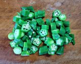 簡単 副菜 オクラと しめじの わさび和え✿作り方5写真