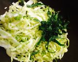 キャベツと大葉の豚まきまき☆作り方1写真
