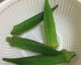 モロヘイヤとオクラのお浸し作り方1写真