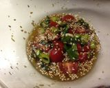 夏バテ解消!揚げ焼き豆腐✿生姜トマト添え作り方3写真