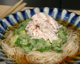 夏野菜と鶏ささみのさっぱりそうめん作り方12写真