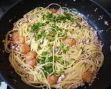うまっ！大葉が香る♪イカと海老のパスタ作り方6写真