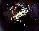 ☆ウイニー＆たっぷり野菜ぺペロンチーノ☆作り方1写真