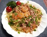 うまっ！大葉が香る♪イカと海老のパスタ作り方7写真
