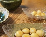 白玉だんご☆黒胡麻きなこ黒蜜かけ作り方5写真