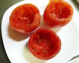楽々♪丸ごとトマトグラタン作り方1写真
