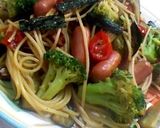 ☆ウイニー＆たっぷり野菜ぺペロンチーノ☆作り方6写真