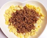 たまごふわふわ♪優しい味の2色丼作り方7写真