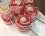 男の料理！！豚肉のネギ巻焼き作り方2写真
