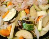 トマト夏野菜tチーズカレー作り方3写真