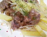 お手軽★ 豚こま肉で♪豚じゃがもやし作り方6写真