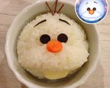 ツムツムオラフ♬アナと雪の女王♬キャラ弁作り方8写真