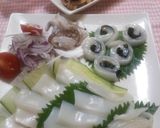 １杯のイカでお刺身・バター焼き・キムチ味作り方8写真