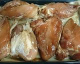 漬けて焼くだけ♪鶏肉のにんにく醤油漬焼♡作り方3写真