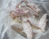 手羽中の甘辛揚げ♪作り方2写真