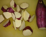 【レンジで】かぼちゃとさつまいもの煮物作り方3写真