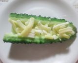 おつまみに✿ゴーヤのチーズ焼き作り方3写真