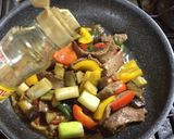 胡椒三色牛作り方6写真