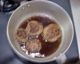 鶏つくねと茄子の煮物作り方2写真