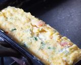 塩トマトとしらすの卵焼き作り方4写真