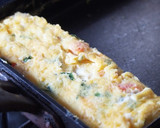 塩トマトとしらすの卵焼き作り方4写真