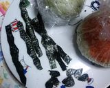 夏のキャラ弁✾すいか弁当part2✾作り方5写真