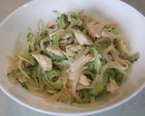 ゴーヤともやしの麺つゆマヨサラダ作り方6写真