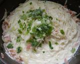 カルボナーラ de そーめん♪作り方6写真