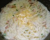 カルボナーラ de そーめん♪作り方7写真