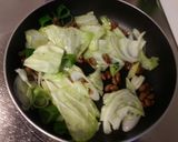 納豆焼きそば(にんにく醤油味)作り方3写真