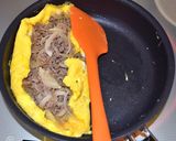 【楽めし】ひき肉と玉ねぎのオムレツ作り方7写真