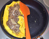 【楽めし】ひき肉と玉ねぎのオムレツ作り方7写真
