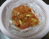 トマトと鶏むね肉の冷そうめん作り方3写真