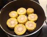 フライパンで焼きとうもろこし作り方1写真