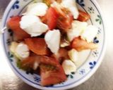 トマトとクリームチーズの和風サラダ作り方2写真
