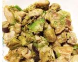 簡単おかず❁アボ鶏エリのレモン塩炒め❁作り方5写真