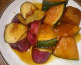 【レンジで】かぼちゃとさつまいもの煮物作り方12写真