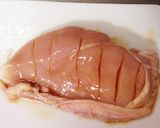 簡単•節約♡むね肉の竜田あんかけ作り方1写真