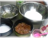 ココアdeチーズケーキon苺ムース作り方1写真