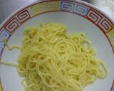 白ネギ＆にんじん一杯・醤油ラーメン作り方4写真