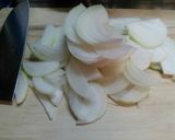 考えながら作った玉ねぎカルボナーラ作り方1写真