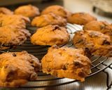 型不要。チョコと胡桃のドロップクッキー作り方7写真